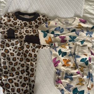 Leopard and Butterfly Print Pajama Sets by Hanna Andersson